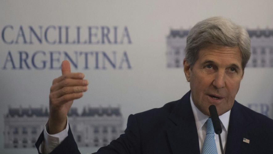 Le secrétaire d'Etat américain, John Kerry, en déplacement à Buenos Aires, le 4 août 2016
