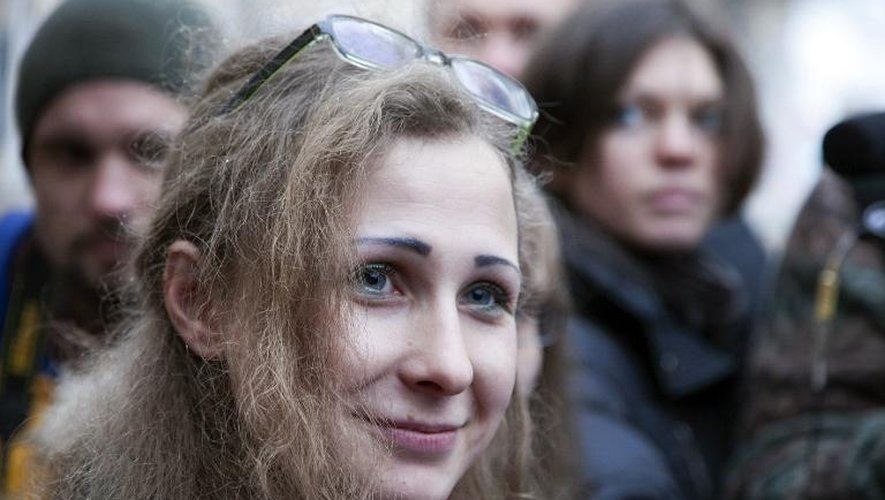 Maria Alekhina le 23 décembre 2013 à Nijni-Novgorod