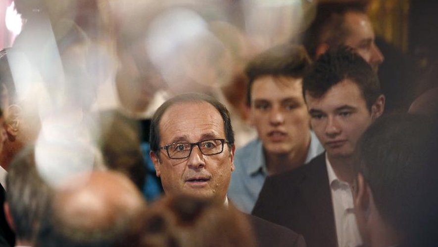 François Hollande à l'Elysée, le 9 septembre 2014