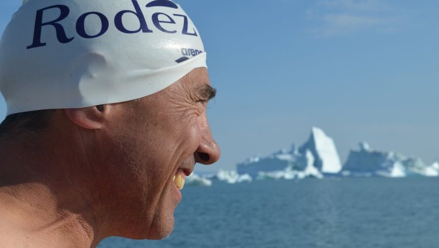 Un nageur ruthénois dans les eaux du Groenland