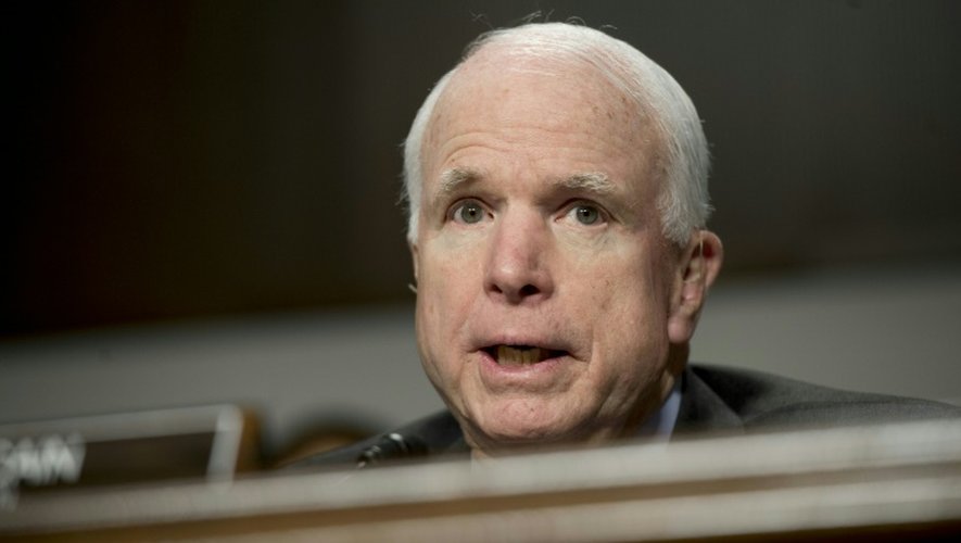 Le sénateur John McCain le 9 février 2016 à  Washington