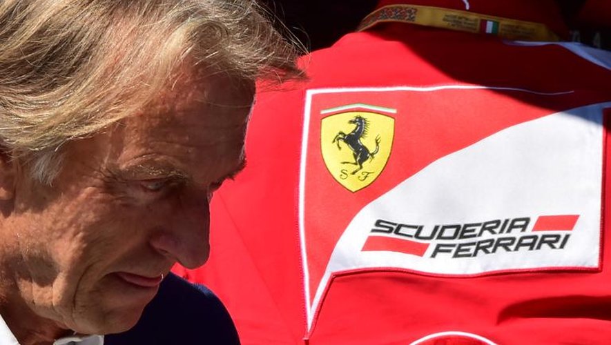 Le président de Ferrari Luca Cordero di Montezemolo à Monza en Italie le 6 septembre 2014