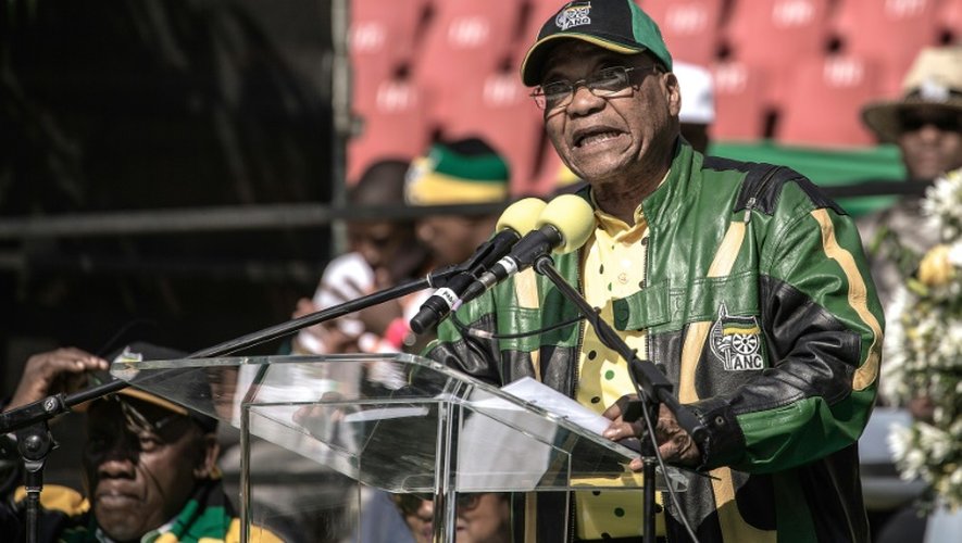 Le président sud-africain Jacob Zuma, le 31 juillet 2016 à Johannesburg