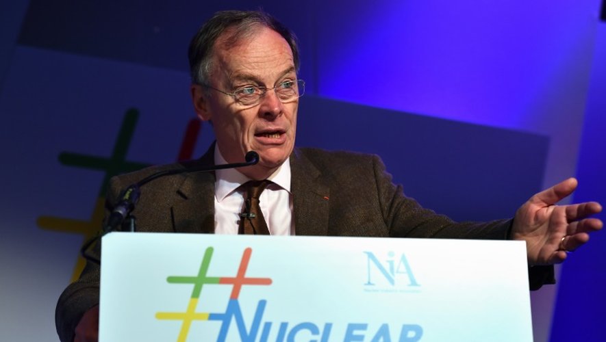 Le patron d'EDF Energy, Vincent de Rivaz, lors d'une conférence de presse le 3 décembre 2015 à Londres