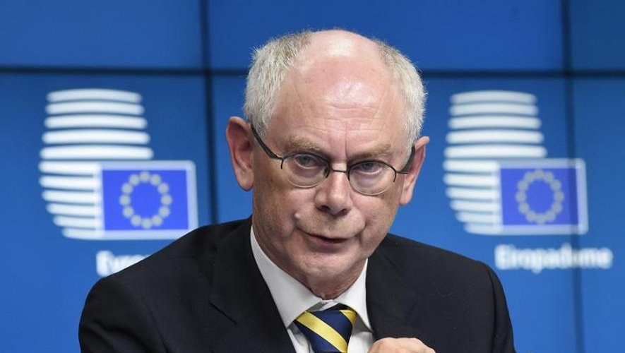 Herman Van Rompuy le 31 août 2014 à Bruxelles