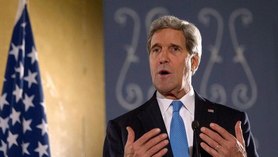 Le Secrétaire d'Etat John Kerry le 3 novembre 2013 au Caire