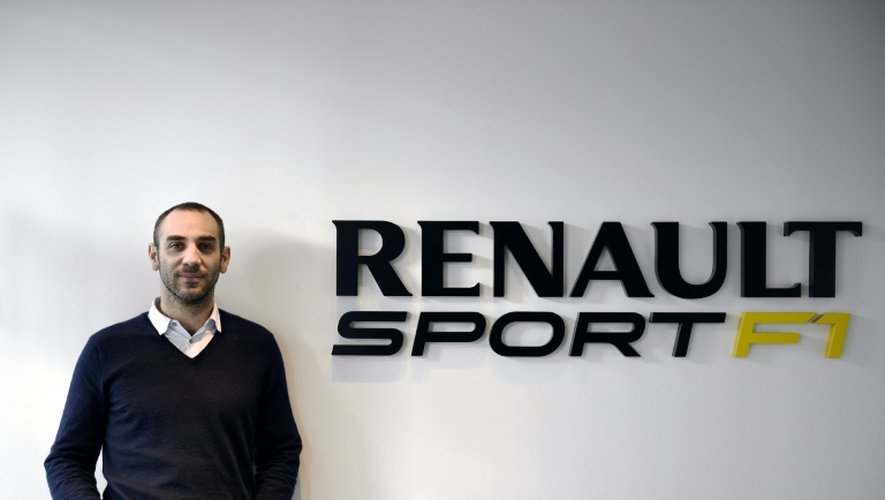 Le directeur général de Renault Sport F1, Cyril Abiteboul, le 18 décembre 2014 à Viry-Châtillon, en région parisienne