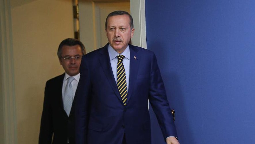 Le Premier ministre turc Recep Tayyip Erdogan le 25 décembre 2013 à Ankara