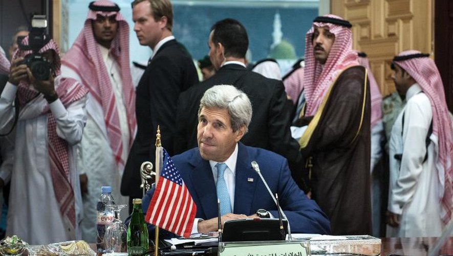 Le secrétaire d'Etat américain John Kerry le 11 septembre 2014 à Jeddah