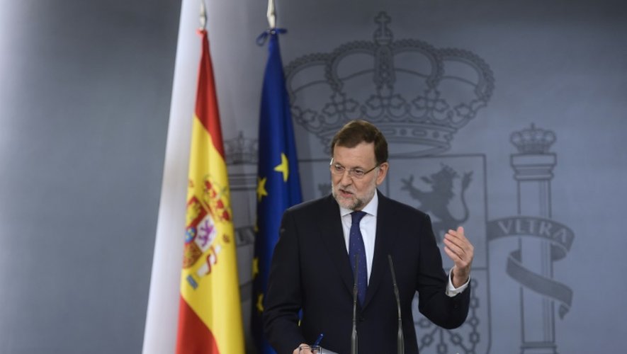 Le Premier ministre espagnol Mariano Rajoy à Madrid, le 28 septembre 2015
