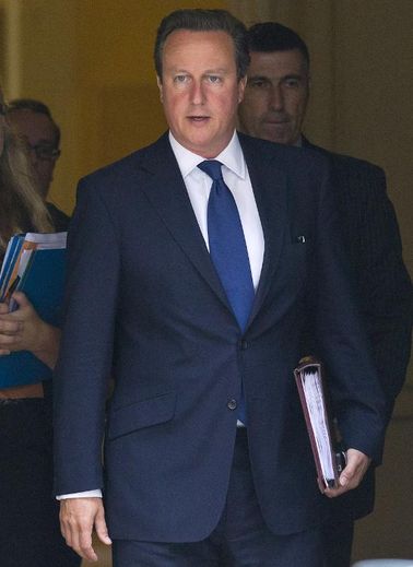 Le Premier ministre britannique David Cameron, le 3 septembre 2014 à Londres