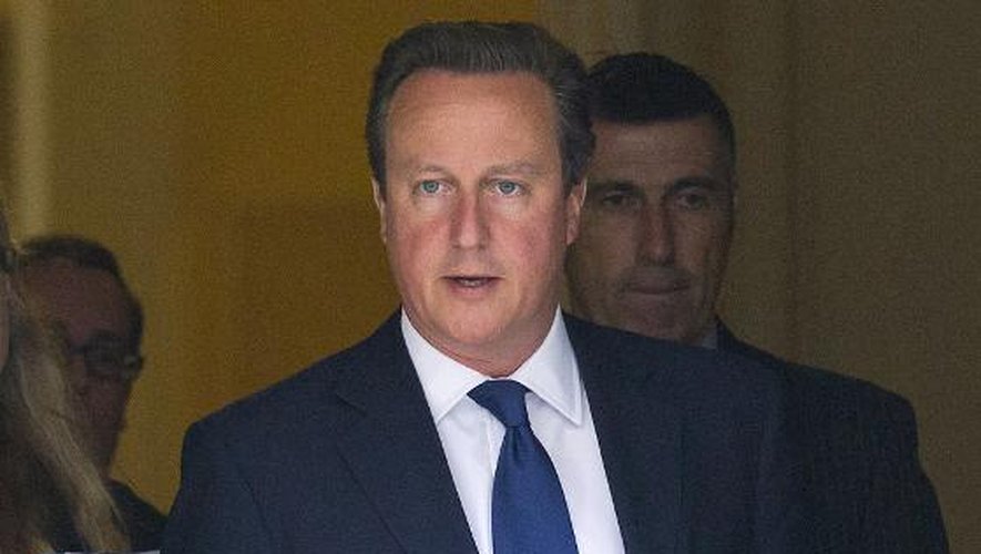 Le Premier ministre britannique David Cameron, le 3 septembre 2014 à Londres
