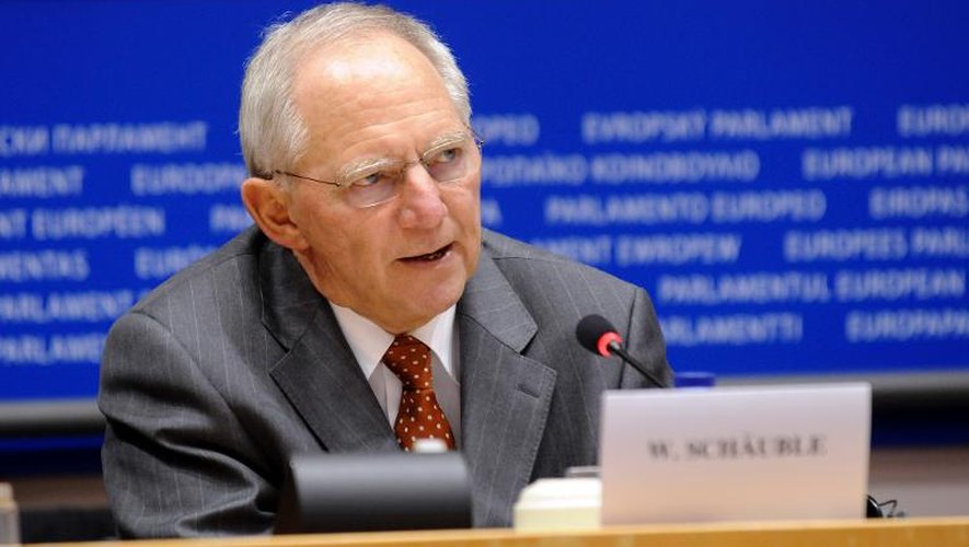 Le ministre allemand des Finances Wolfgang Schäuble, le 3 décembre 2012 à Bruxelles
