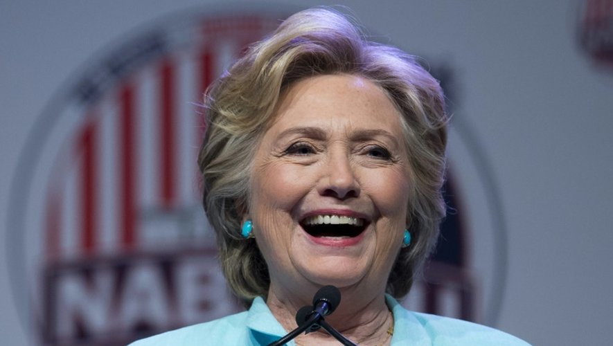 La candidate démocrate à la Maison Blanche Hillary Clinton lors d'une conférence de presse à Washington, le 5 août 2016