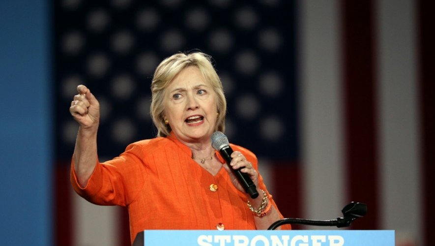 Hillary Clinton en Floride, le  8 août 2016