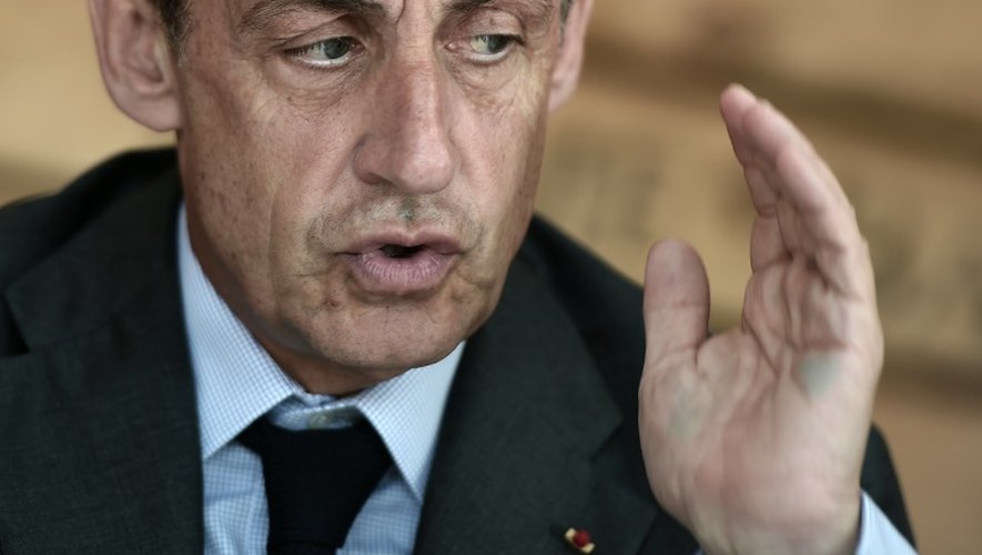 Nicolas Sarkozy, président des Républicains, le 9 juillet 2016 à Kriegsheim, dans le Bas-Rhin