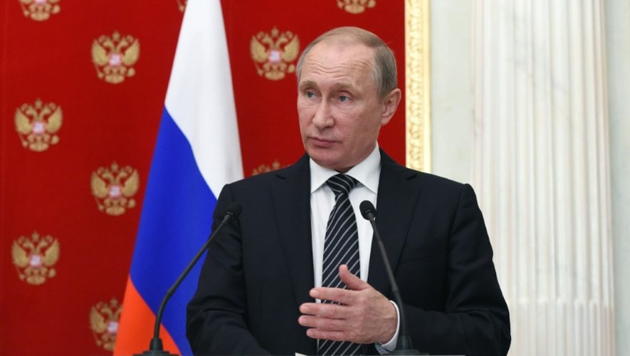 Vladimir Poutine à Moscou, le 10 août 2016