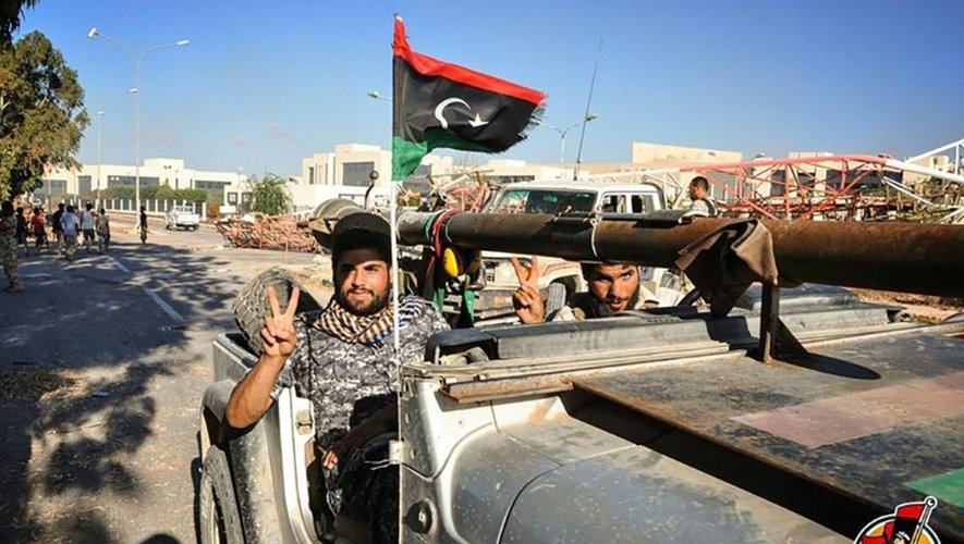 Des soldats des forces gouvernementales libyennes à Syrte, le 10 août 2016