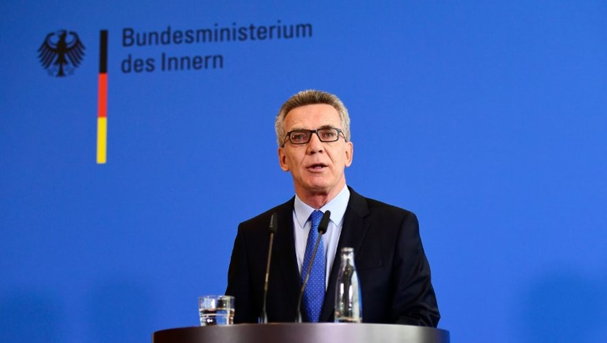 Le ministre allemand de l'Intérieur, Thomas de Maizière, à Berlin, le 11 août 2016