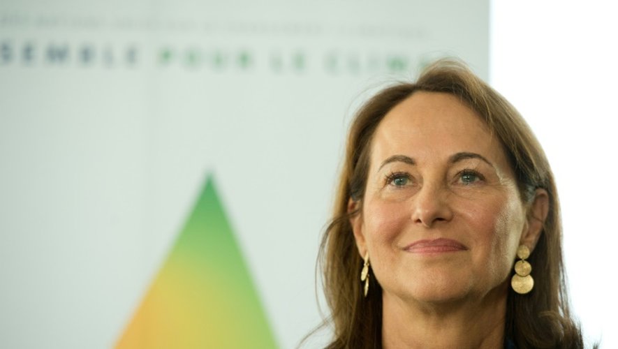 La ministre de l'Ecologie, du Développement durable et de l'Energie Ségolène Royal à New York, le 28 septembre 2015
