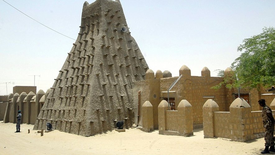La mosquée de Tombouctou, le 2 mai 2010 au Mali