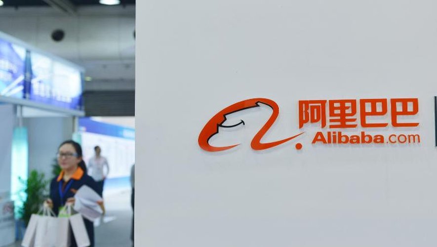 Le logo d'Alibaba, le 9 septembre 2014 à Hangzhoue, dans l'est de la Chine