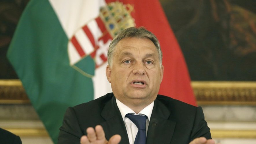 Le Premier ministre hongrois Viktor Orban le 25 septembre 2015 à Vienne