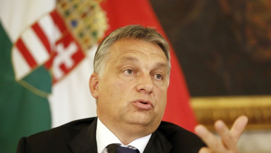 Le Premier ministre hongrois Viktor Orban le 25 septembre 2015 à Vienne