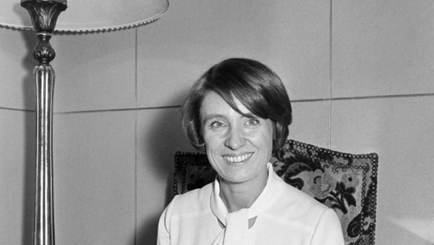 La romancière franco-belge Françoise Mallet-Joris le 8 décembre 1970 à Paris
