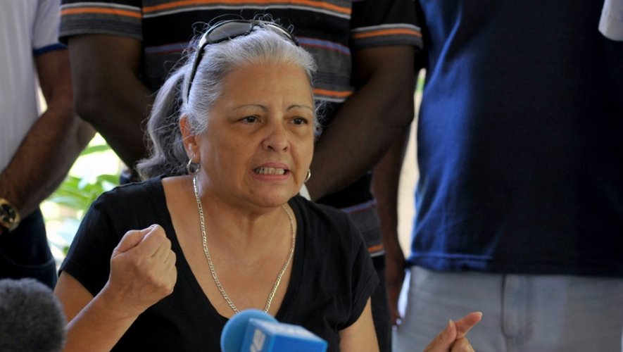 L'opposante cubaine Marta Beatriz Roque à La Havane le 26 août 2008