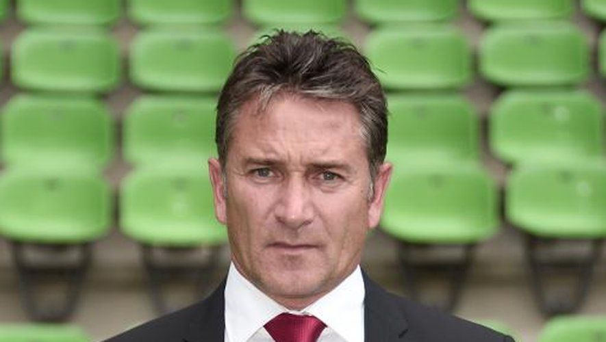 Philippe Montanier, l'entraîneur de Rennes, le 15 septembre 2014 à Rennes