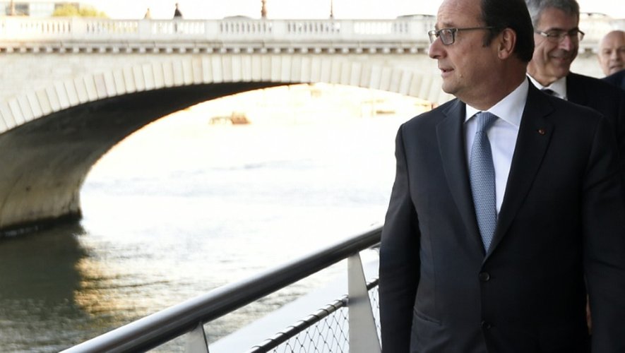 Le président François Hollande, le 1er octobre 2015 à Paris