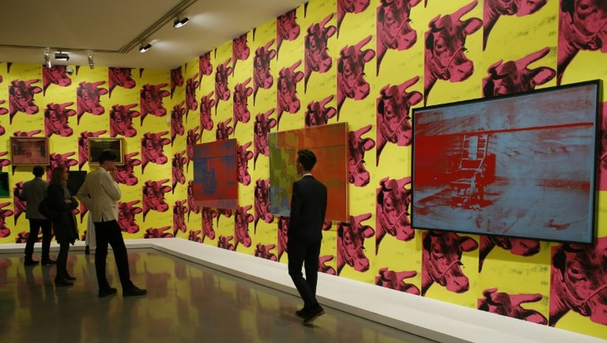 L'exposition sur Andy Warhol présentée le 1er octobre 2015 au Musée d'Art Moderne de Paris