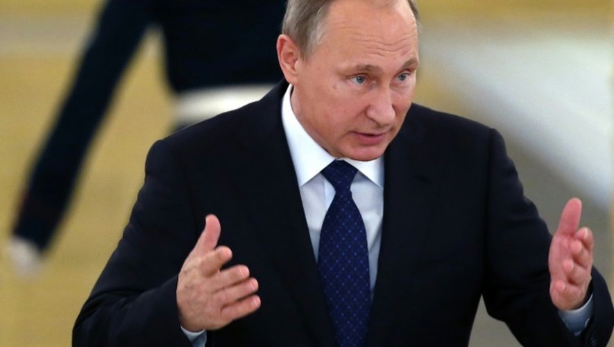 Le président russe Vladimir Poutine le 1er octobre 2015 au Kremlin