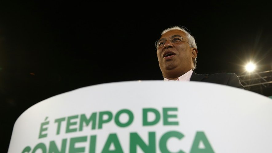Le secrétaire général du Parti socialiste portugais Antonio Costa à Lisbonne, le 2 octobre 2015