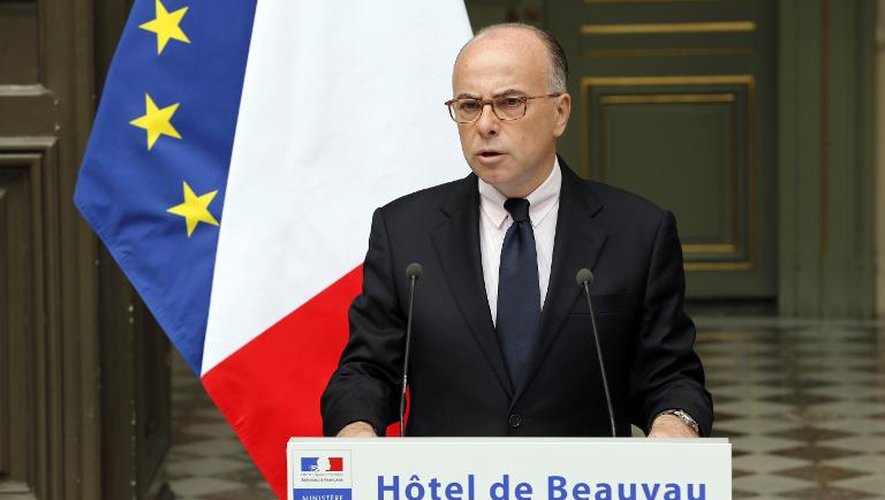 Le ministre de l'Intérieur Bernard Cazeneuve le 22 septembre 2014, à Paris