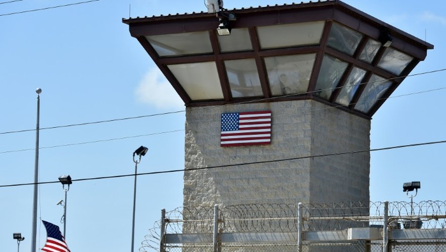 Vue du "Camp 6" de Guantanamo Bay, à Cuba