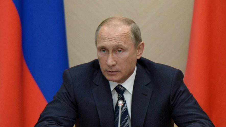 Le président russe Vladimir Poutine à Moscou le 30 septembre 2015