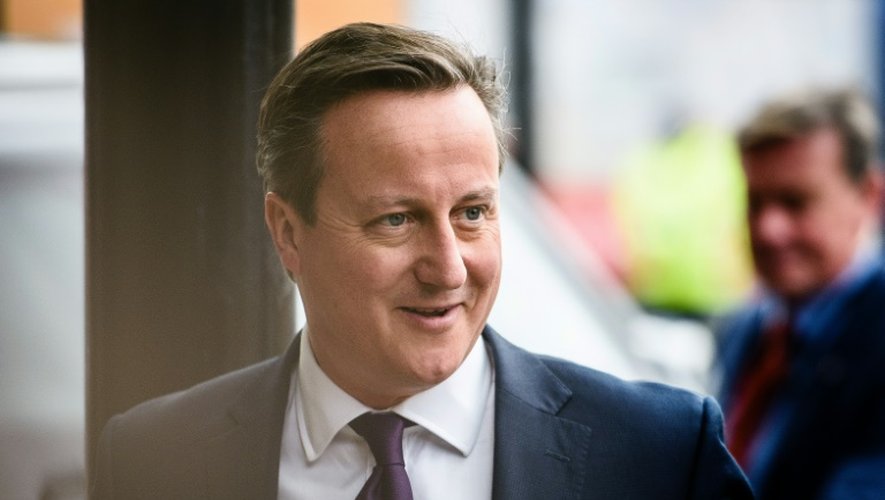 Le Premier ministre britannique David Cameron, le 4 octobre 2015 à Manchester à l'occasion du congrès annuel du parti conservateur