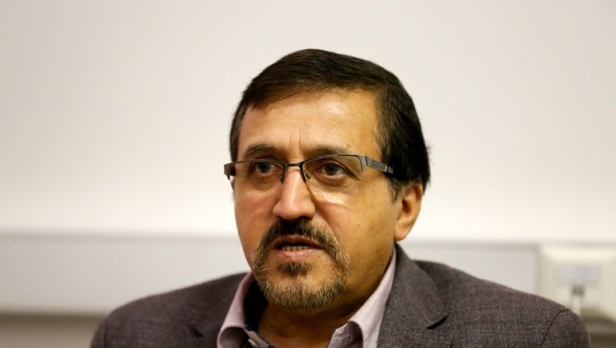 Mohammad Mehdi Akhoundi, qui dirige la clinique Avicenne et la Société iranienne de l'embryologie et de la reproduction biologique, s'entretient avec l'AFP à Téhéran le 29 juin 2016