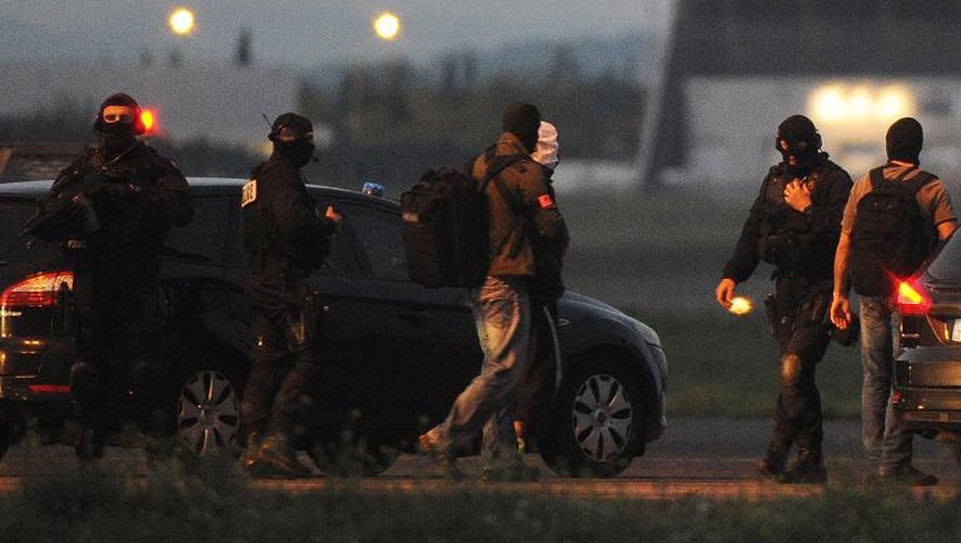 L'un des Français soupçonnés d'être des jihadistes, à son départ en  avion de Montpellier 24 septembre 2014 à destination de Paris