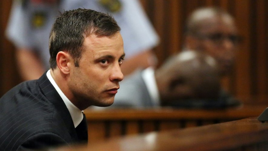 Oscar Pistorius à l'énoncé du verdict le 12 septembre 2014 à Pretoria