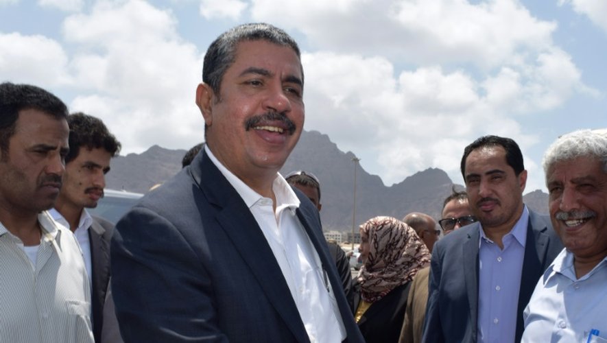 Le Premier ministre yéménite Khaled Bahah, le 28 septembre 2015 à Aden