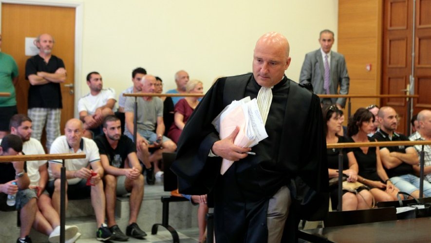 Le procureur de la République de Bastia Nicolas Bessone, le 18 août 2016 au tribunal correctionnel de Bastia