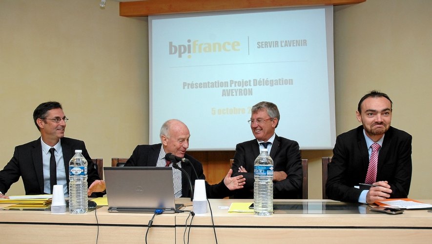 Le projet a été présenté par le directeur de BPI France, Joël Darnaud, et le directeur régional, Laurent de Calbiac.