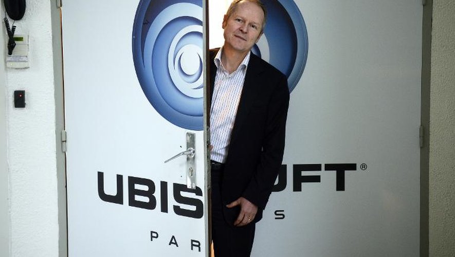 Yves Guillemot co-fondateur d'Ubisoft dans les studios de Montreuil, près de Paris le 13 décembre 2013