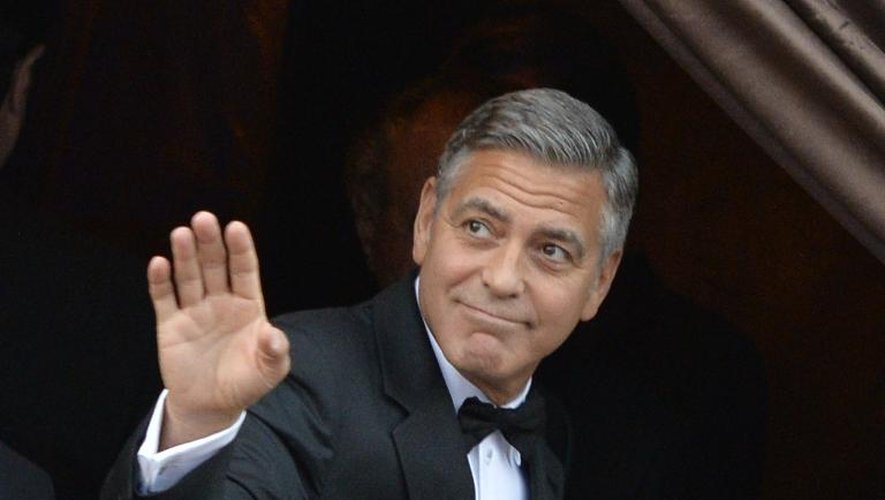 George Clooney à Venice le 27 septembre 2014