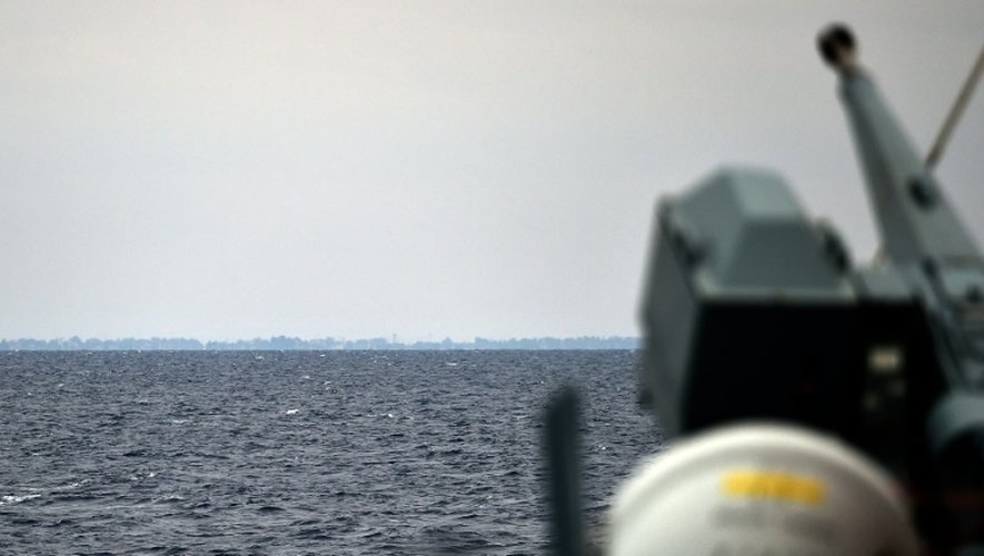 Le navire de surveillance allemand Werra en Méditerranée le 29 septembre 2015