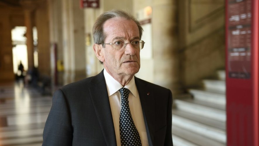 Michel Gaudin à son arrivée au palais de justice le 28 septembre 2015 à Paris