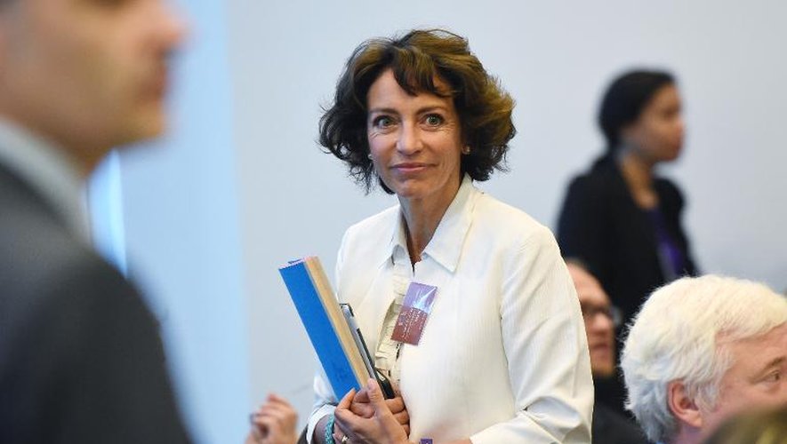 La ministre de la Santé Marisol Touraine à Bruxelles le 15 septembre 2014
